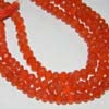 AAA quality carnelion faceted roundel pack of 2 strand 9 inch strand 8mm approx